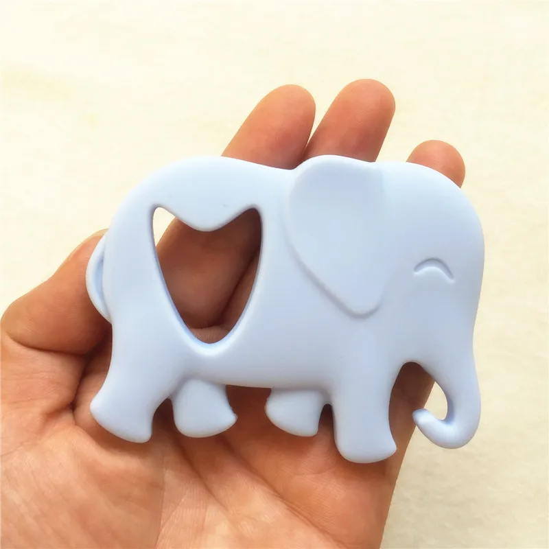Encantos do Bebê Chenkai Mordedores Elefante Faça Você Mesmo Chupeta Bpa Livre Silicone Brinquedo Montessori Sensorial Animais Jóias 10 Pcs 4 Brinquedos e hobbies