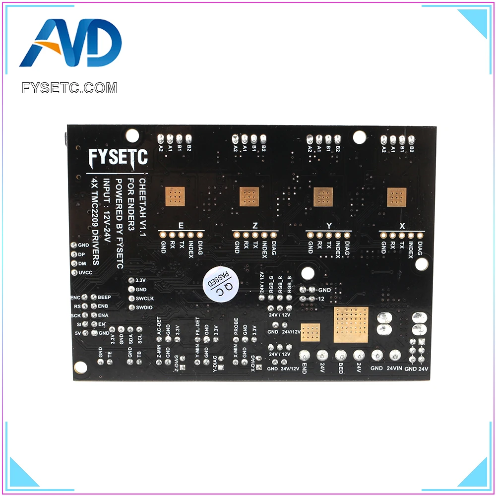 Cheetah 32bit Board TMC2209 TMC2208 UART бесшумная плата Marlin 2 0 SKR mini E3 для CR10 Ender 3 Pro 5|Детали и