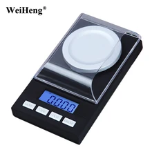 WeiHeng Высокая точность 50 г 0,001 г ювелирные весы миллиграмм Электронные цифровые весы карманные Алмазные Весы