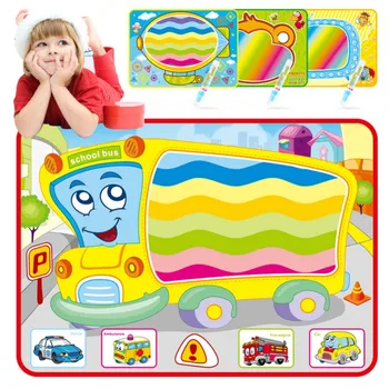 

75*51cm Large Magic Water Drawing Cloth Coloring Book Doodle & Magic Pen Painting Drawing Board For Kids Toys Birthday Gift