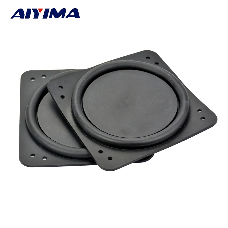 Aiyima 2pcs 3inch rubber vibrating plate Speaker radiator bass diaphragm
