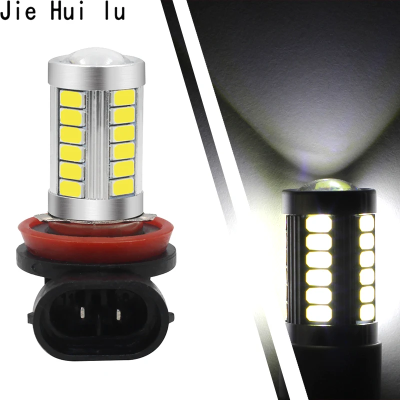 

1Pcs Super White 6500K 5630 33SMD 33 SMD LED H8 / H11 Fog Driving Light 12V DC Car Bulb Truck Red