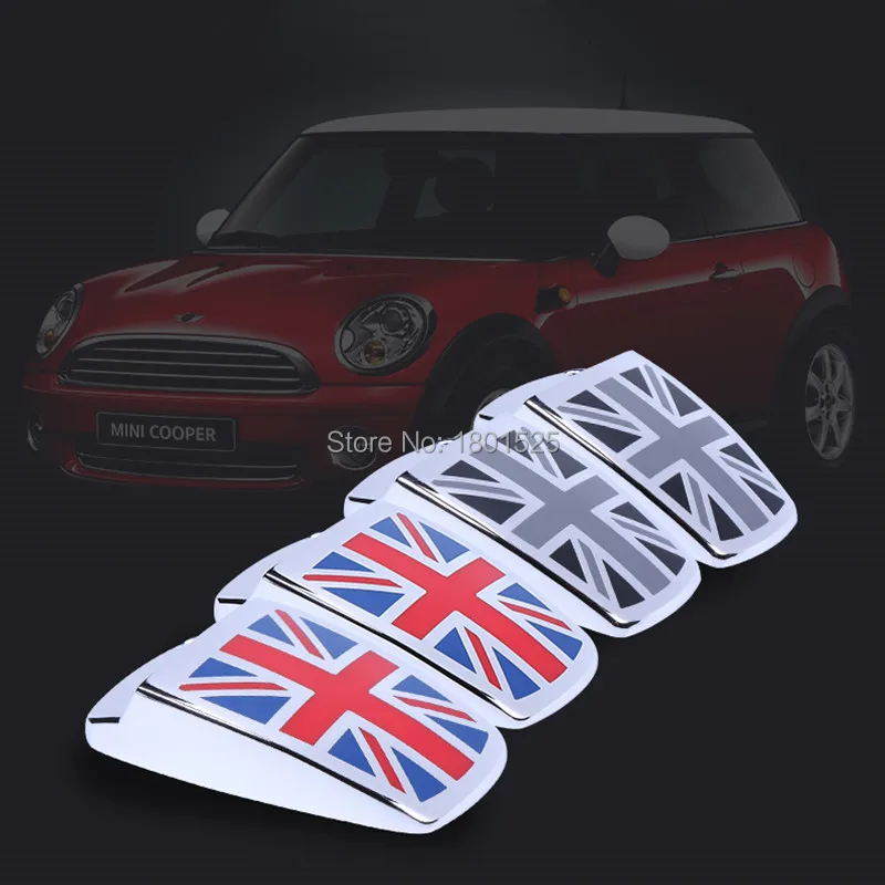car 3d stickers union jack accessories for mini cooper hood metal