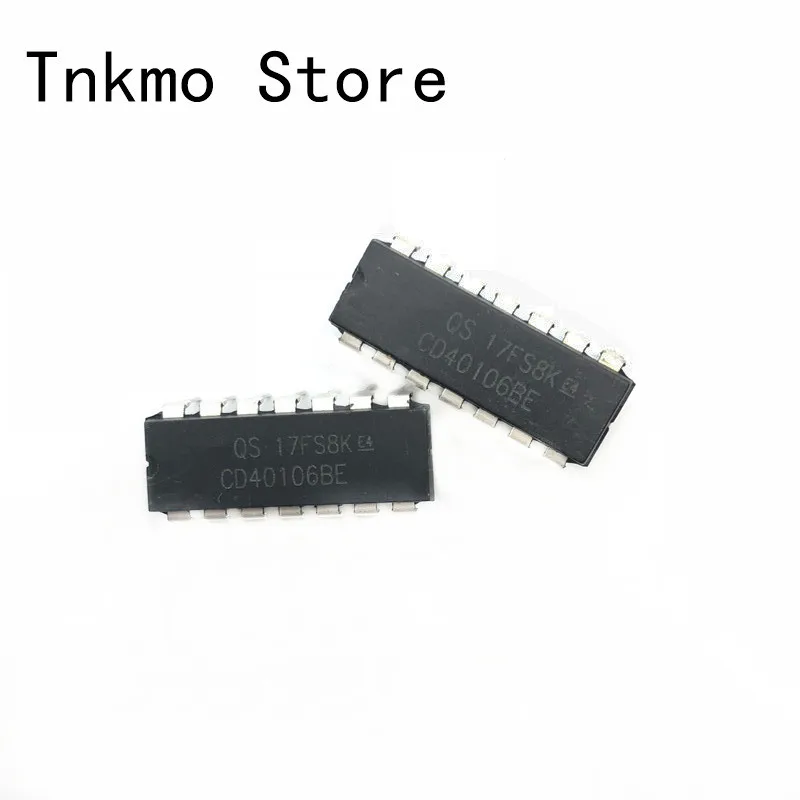 100PCS CD40106 CD40106BE 40106 HEX SCHMITT TRIGGER IC