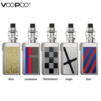 

Voopoo Alpha Zip 180W TC Kit Maat Tank 4ml Mesh Coil GENE.Fit Chip Powered By Dual 18650 Vape Vaporizer