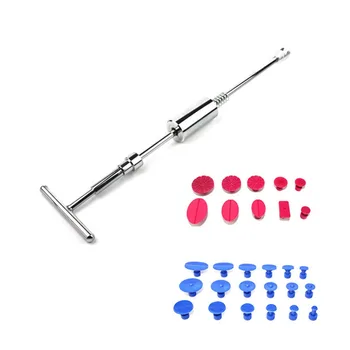 

High Quality 1PC hammer 28 PCs gasket Car Body Paintless Hail Dent Repair T Bar Slide Hammer Tabs Puller PDR Tool