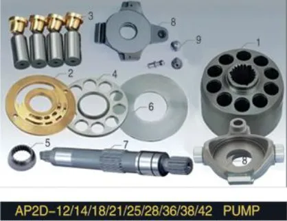 

Repair or remanufaturing UCHIDA Piston Pump AP2D42 spare parts plunger pump cylinder block retainer plate