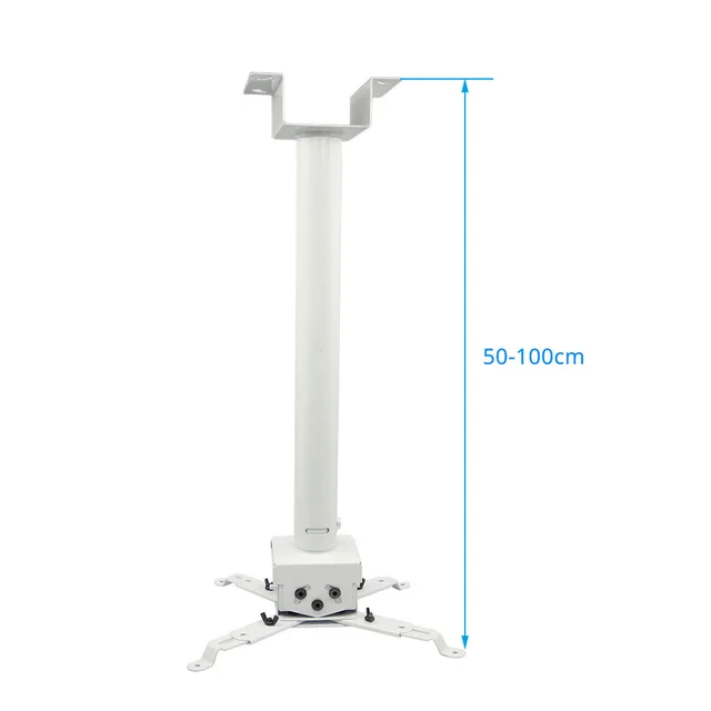 Buy AAO 50cm 80cm 150cm LED Projectors Ceiling Mount Bracket Flat Sloped