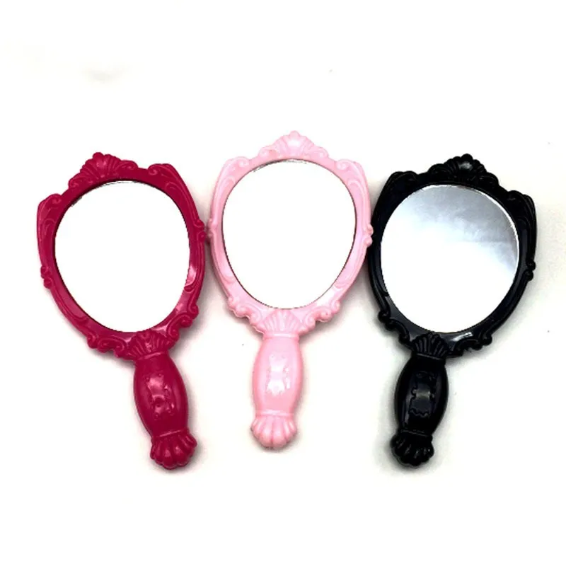 1Pc Women Makeup Mirror Vintage Beauty Cosmetic Mirror Fashion Hand
