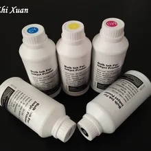 5 видов цветов 500 мл текстильная краска для Epson DX3 DX4 L805 L1800 4000 7600 9600 R280 R290 R330 R1800 Футболка текстильной печати чернилами kcmyw