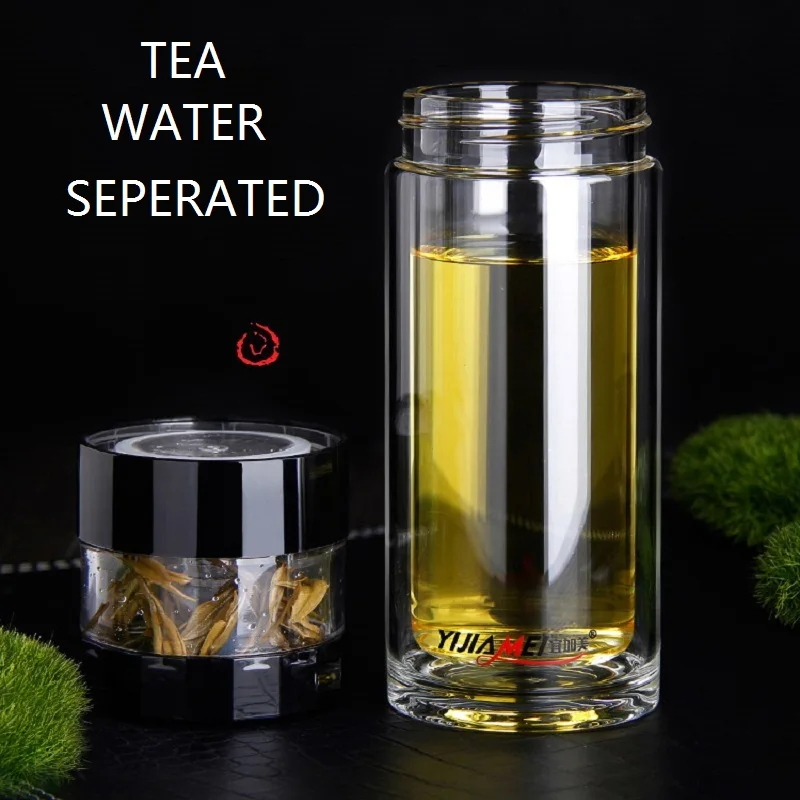 Creative 304 Stainless Steel Glass Colander Tea Water Seperate