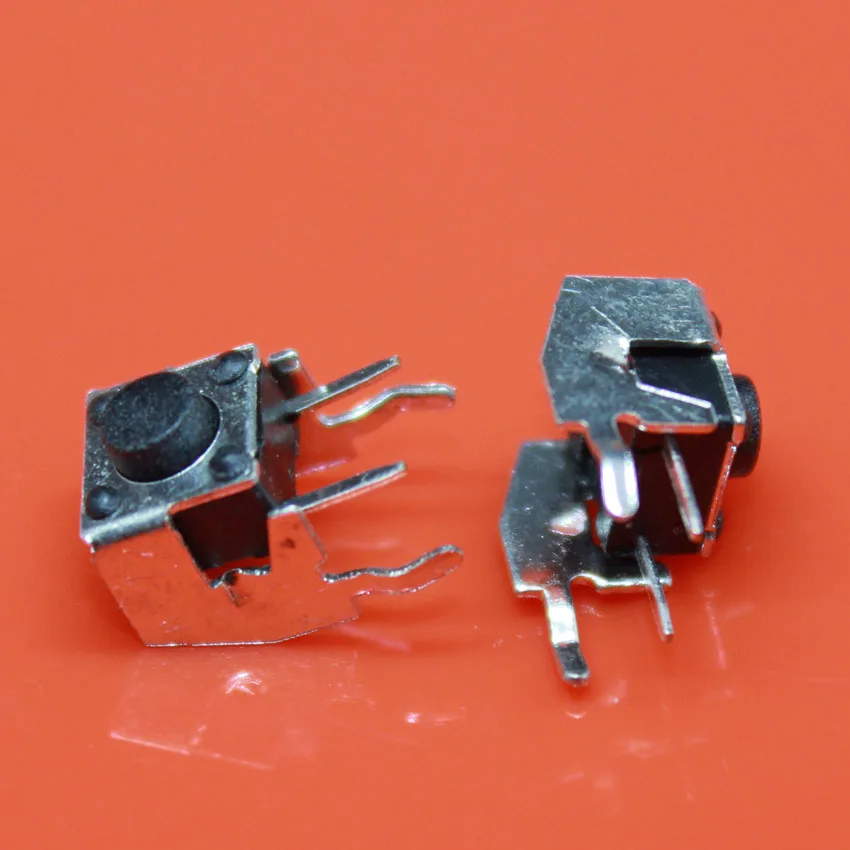 cltgxdd 100pcs 6*6*5mm Micro switches, buttons, branched vertical micro