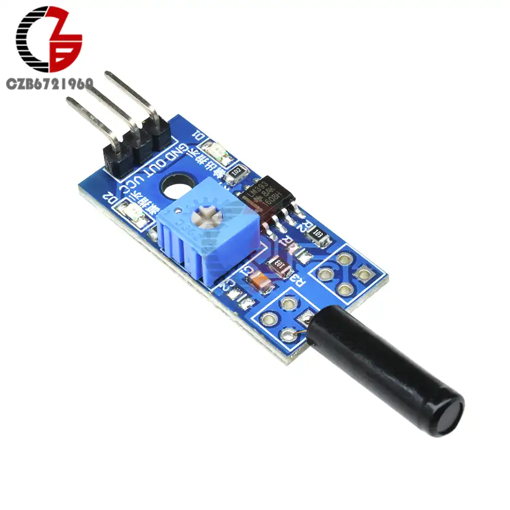 độ Nhạy Cao Dc 3 V 5v Rung Chuyển Lm393 Cảm Biến Rung Mo đun Sốc Cong Tắc Cho Arduino Quạt động Cơ Xe O To Tự động Module Switch Module Sensormodule Dc