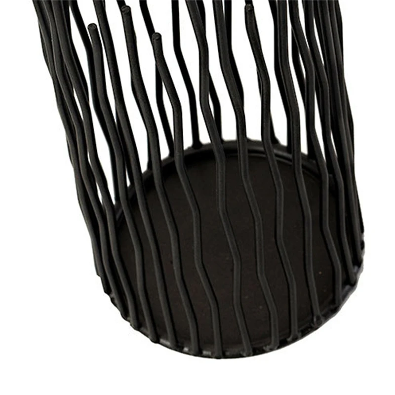 Полый черный богемный стиль металлическая настольная подставка подсвечники свадебный подсвечник Morocco Tealight подсвечник, декоративные изделия