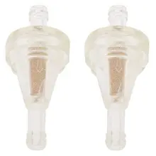 EDFY-2x Small Engine Clear Inline Fuel Filter 6MM for Motorcycle Car Dirt