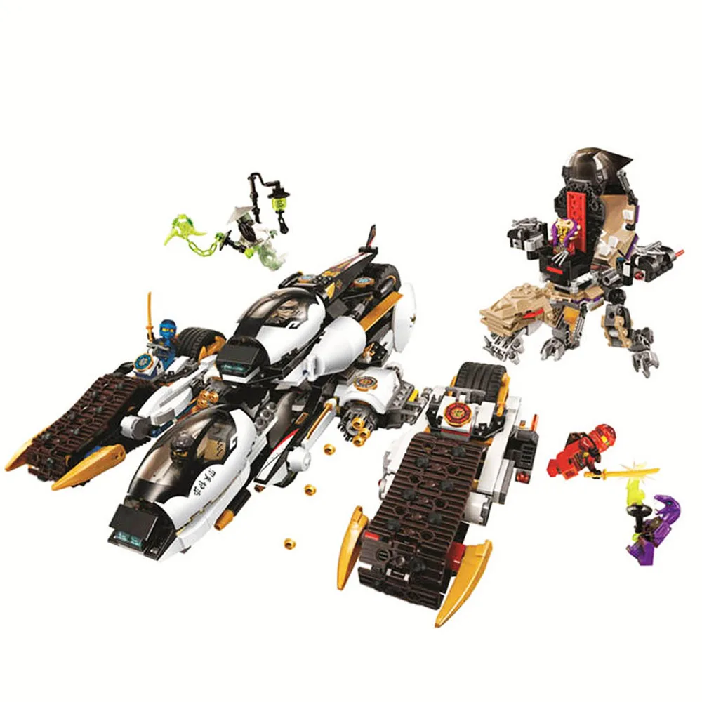 

2019 New Ultra Stealth Raider Set Bricks Toys Compatible with Ninjagoes 70595 Building Blocks Children Birthday Gift Toys