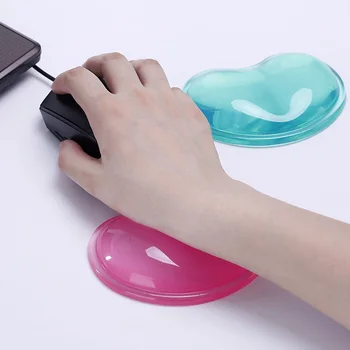 

New Portable Love Heart Style Silicon Mouse Pad Wristband Pads Wrist Rest Cushion for Gaming Office Desktop Laptop Computer