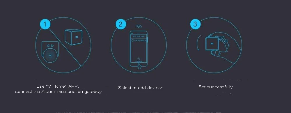Aqara Magic Cube управление Лер Zigbee версия Обновление шлюз умный дом устройство беспроводной Поддержка MiHome приложение управление