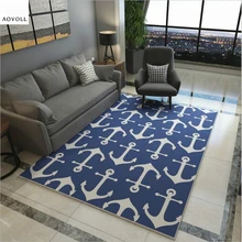 AOVOLL ковры для гостиной Средиземноморский стиль мягкие ковры детская комната напольный коврик серый Современный домашний декор