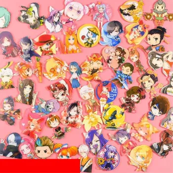 

1 PC Mobile Game hero Acrylic Badges Kawaii Badge Kawaii Icons on The Backpack Badges for Clothing Pin Brooch