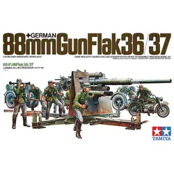 OHS Tamiya 35017 1/35 пособия по немецкому языку 88 мм пистолет Flak 36/37 Вт/9 цифры Ks750 Военная Униформа AFV сборки модель здания наборы G