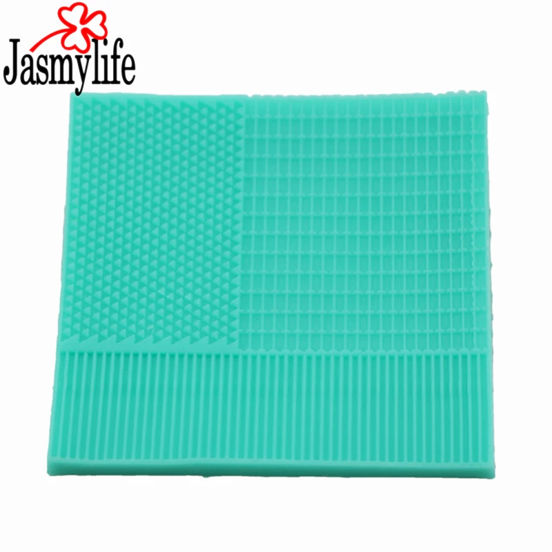 

Stripe Lace Mat Mermaid Fish Scale Silicone Mold Grid Fondant Embosser Texture Cake Mold Decoration Gumpaste Mould Baking Tools