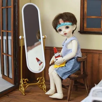 

Cateleya Mini doll furniture Mini doll furniture 23cm high 5cm wide doll photo with dressing mirror props