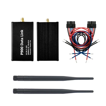 

60/100KM P900 P400-840 Data Link RF Module 1W 2W RS232 High Precision RTK Transmission Launcher Receiver Telemetry For FPV