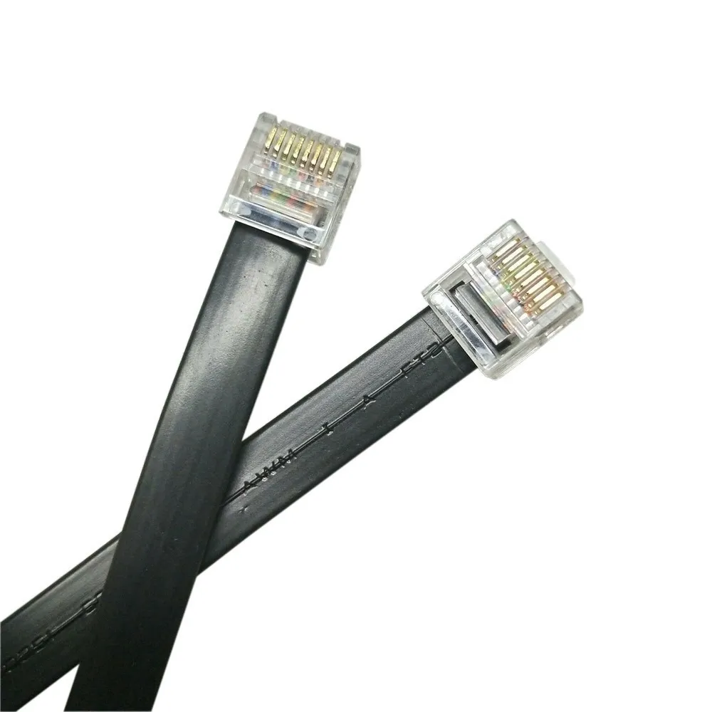 Cabo de Rede Utp Cat5 Quente Cabo de Computador Adaptador Cabo de Remendo Curto Conector Plano Rj45 Cabeça de Cristal Lan Fio Cobre Macarronete Linha