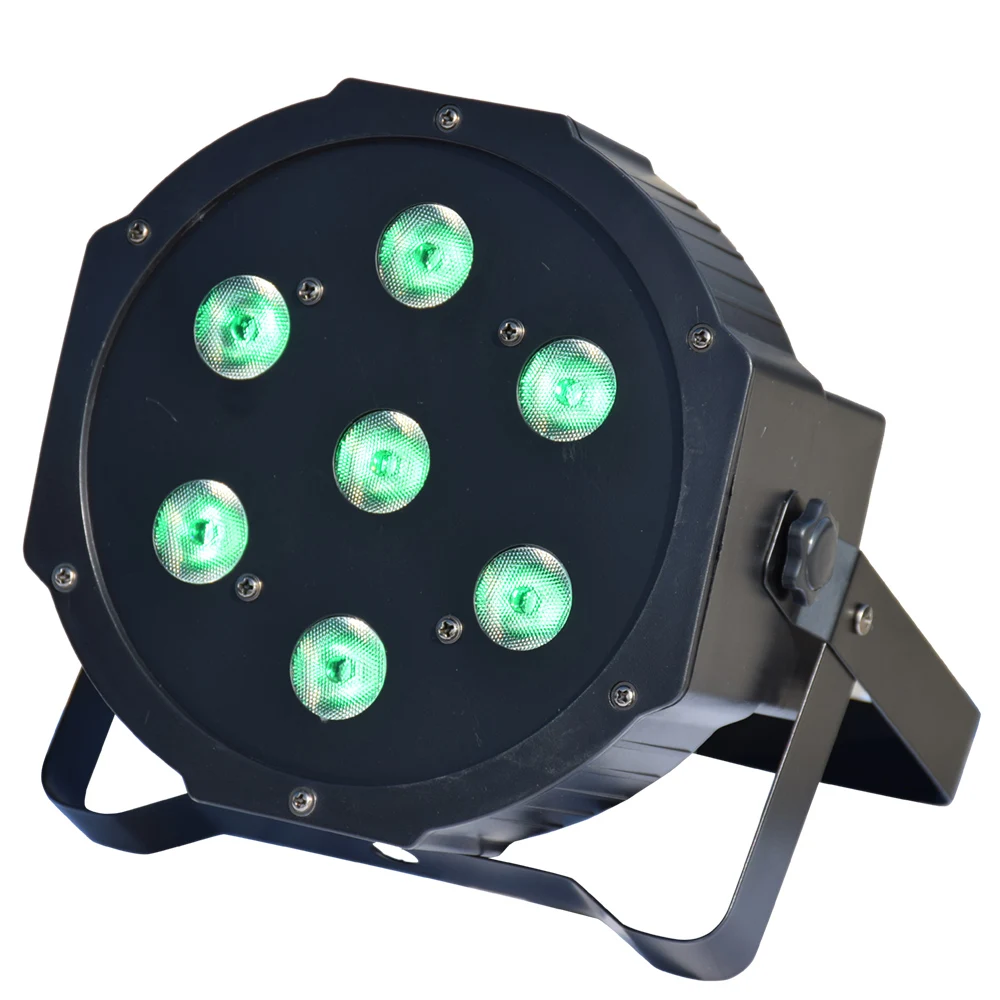 

Led par RGBW 4in1 7x12W led par DMX Stage Lights Business Led Flat Par Light with Professional for Party KTV Disco DJ 5.0