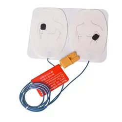 5 пар AED учебные электроды ЭКГ дефибрилляция электрода Pad применение с AED машины для чрезвычайных навыков обучение