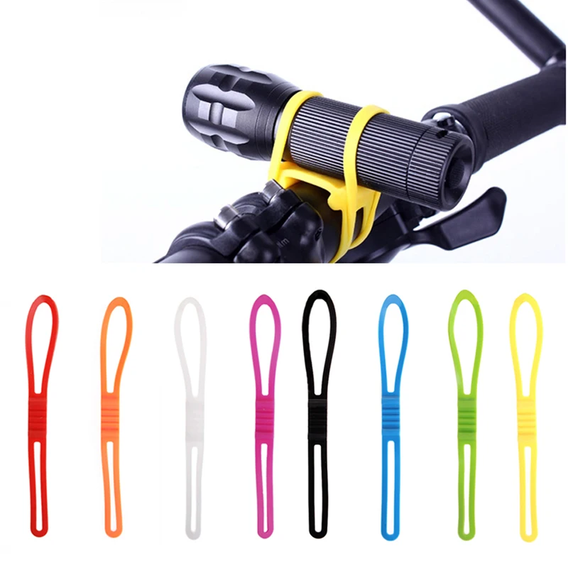 Clearance 1Pc Cycling Bicycle Bike Silicone Fixed Strap Bandage Handlebar Light Holder Mount 1 Clearance 1Pc Cycling Bicycle Bike Silicone Fixed Strap Bandage Handlebar Light Holder Mount 1