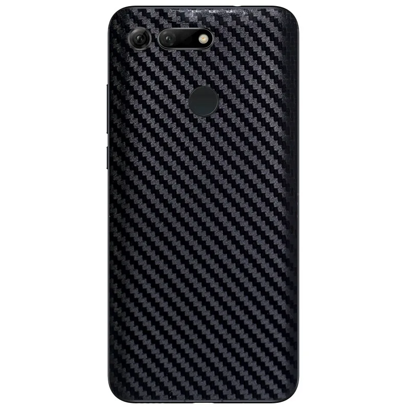 Baru 3D Carbon Fiber Kulit Film Pelindung untuk Huawei Kehormatan V20 Bungkus Kulit Ponsel Kembali Paste Film Pelindung Stiker