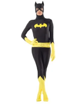

Batman Cosplay Costume Black and Yellow Spandex Superhero Costume for Halloween