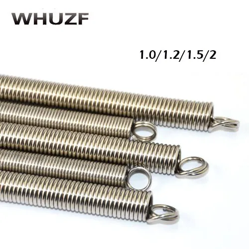 Pull Spring Stretch Springs Wire Dia 1.0mm OD 6//8//10//12mm Length 10-60mm 2PCS