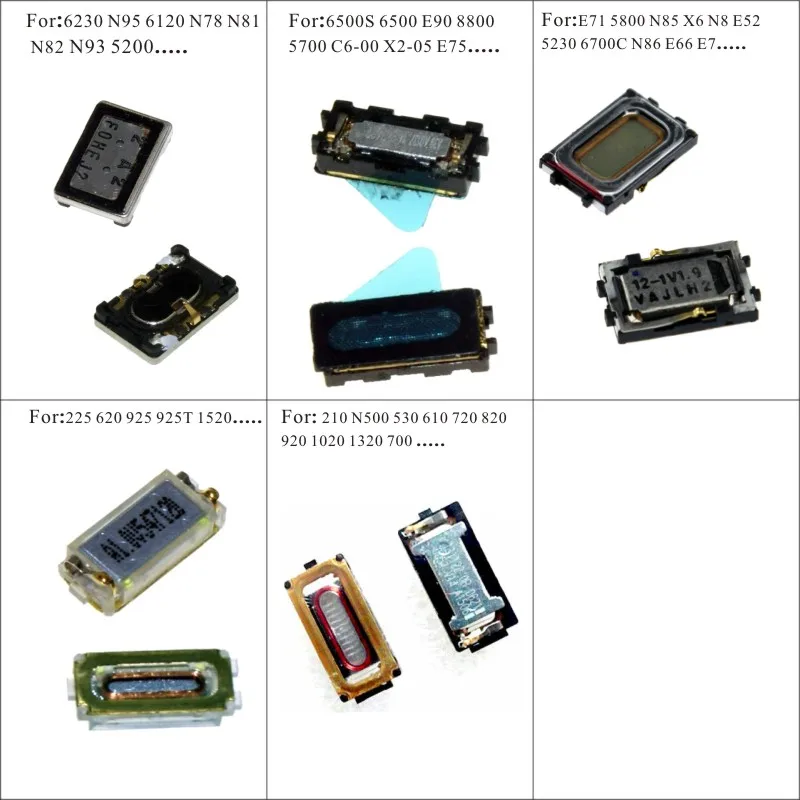 Динамик для Nokia 300 303 205 6230 N95 6120 N78 N81 N82 6500 E71 5800 620 925 530 610 мобильный телефон |