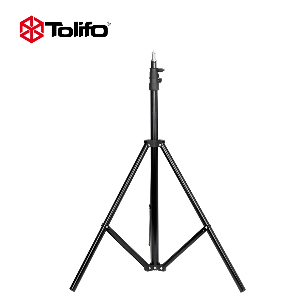  Tolifo 2M(79in) Light Stand Tripod With 1/4 Screw Head For Photo Studio Softbox Video Flash Umbrell