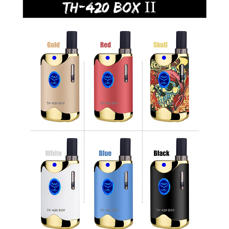 

100% Original Kangvape TH-420 Box Mod Kit 650mAh Battery Vaporizer 0.5ml 1.2ohm Atomizer Electronic Cigarette Mods Vape Mod