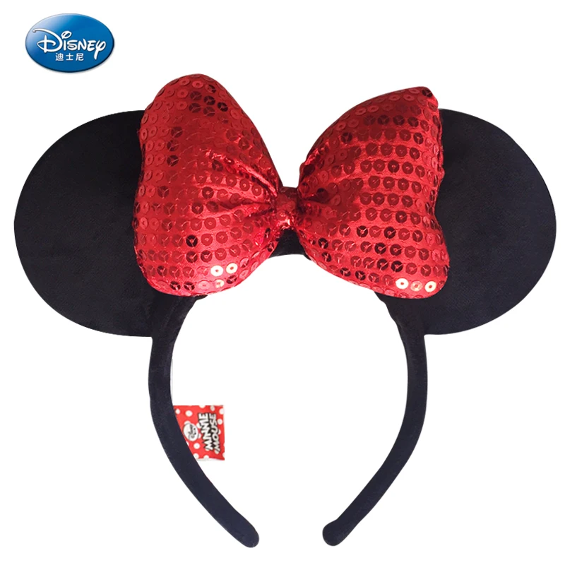 Оригинальная повязка на голову Disney головной убор Микки и Минни Маус для девочек