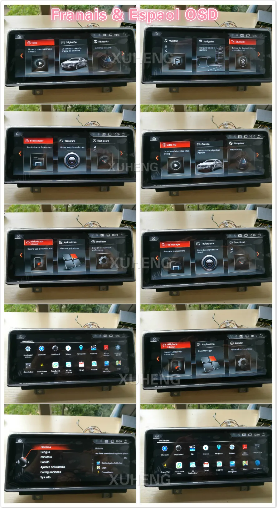 Top 4GB Ram 10.25" Android9.0 Car Audio For BMW 3 4 Series F30 F31 F32 F33 F36 2010- 2016 Monitor Stereo Vedio Head Unit Multimedia 4 Top 4GB Ram 10.25" Android9.0 Car Audio For BMW 3 4 Series F30 F31 F32 F33 F36 2010- 2016 Monitor Stereo Vedio Head Unit Multimedia 4