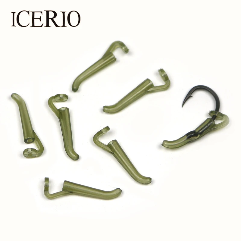 ICERIO 10 шт./упак. для ловли карпа всплывающие крюки выравниватели D-Rig выравнивание волос установки терминала снасти