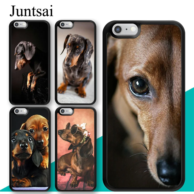 Juntsai Dachshund Teckel Dackel Dog Phone Case For Apple iPhone X XR XS