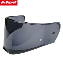 LS2 FF390 Breaker cromato casco lente trasparente argento fumo arcobaleno visiera solo per LS2 FF390 con Trattamento Anti-fog Pinlock foro
