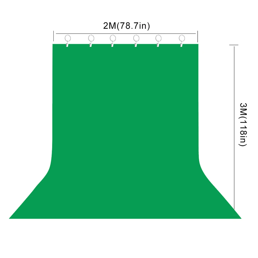 3x2 м фон для фотосъемки хлопковый муслиновый фон для фотостудии хромакей студийный фото фон с 10 зажимами