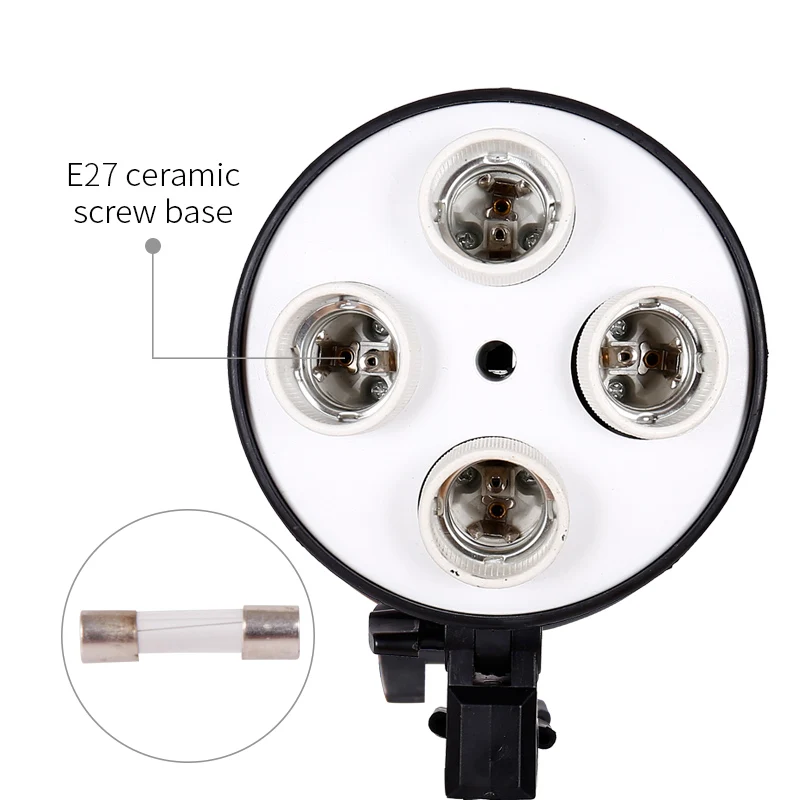 Online Photo Studio 8 LED 20W Softbox Kit de iluminación fotográfica cámara y accesorios de Foto 2 Soporte de luz 2 Softbox para la foto de la cámara