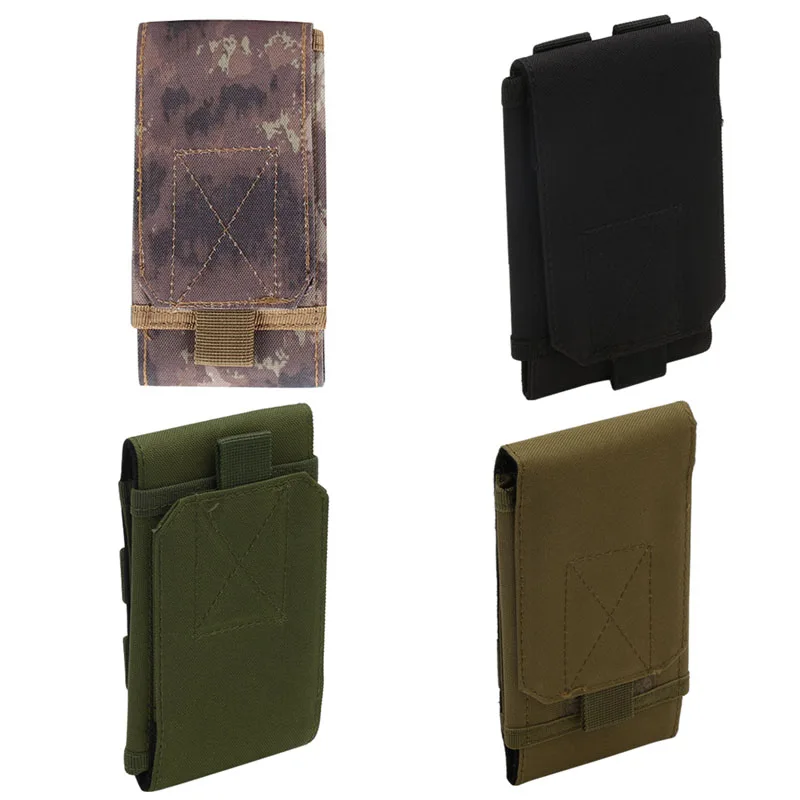 

THINKTHENDO Tactical Mini Waist Belt Pouch Case Phone Holder Pack Bag for Hiking Portable