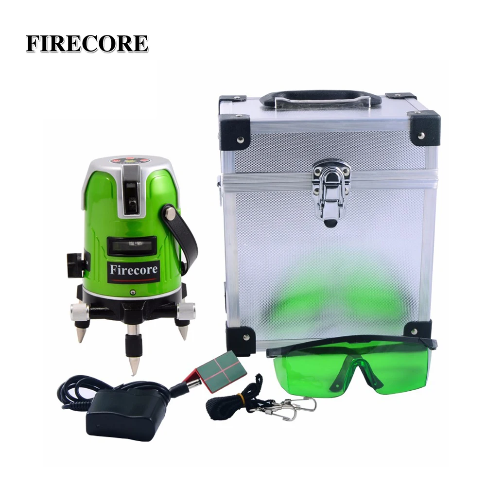 

FIRECORE EK-168GJ 2 lines Green Laser Level 535nm EU 360 Degree Rotary Cross Laser Line Horizontal and Vertical Outdoor Levels