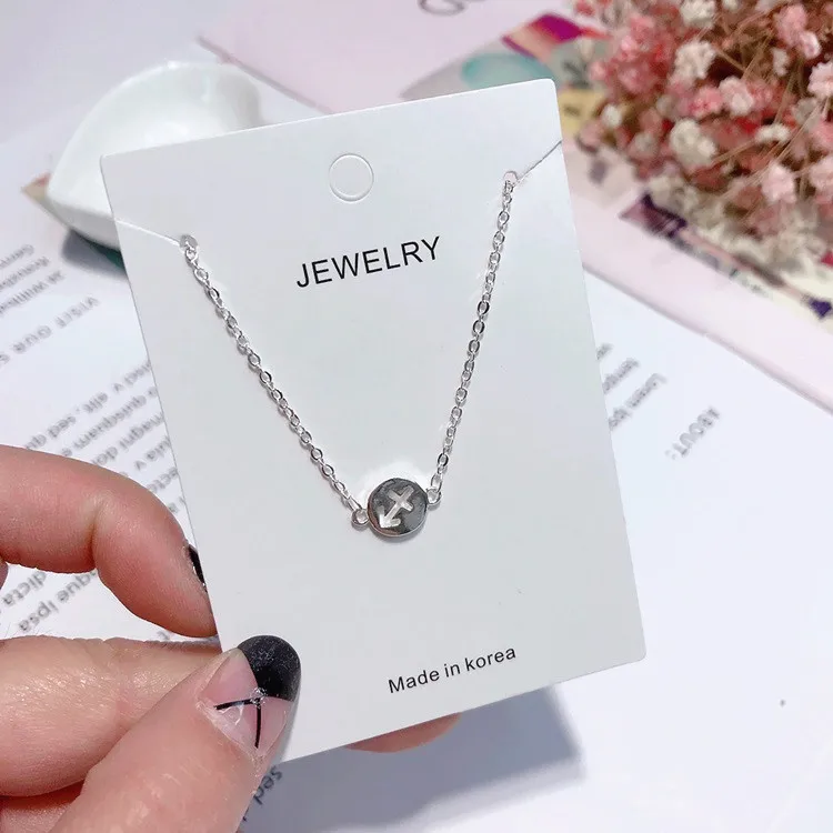 anchor simple necklace women Hypoallergenic alloy fadeless fashion jewelry for women girl gift