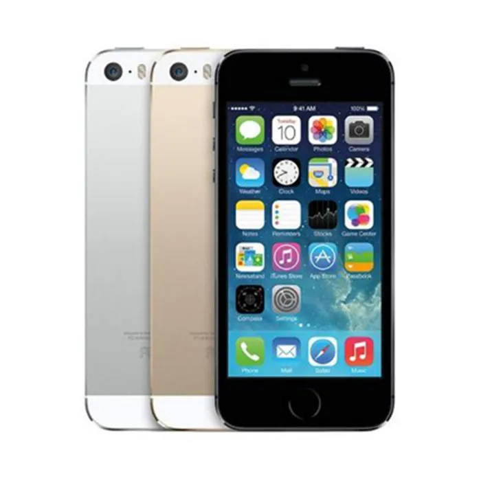 iPhone 5S Factory Unlocked Original 16GB/32GB/64GB ROM 8MP Touch ID iCloud App Store WIFI GPS 4.0 inch Fingerprint IOS