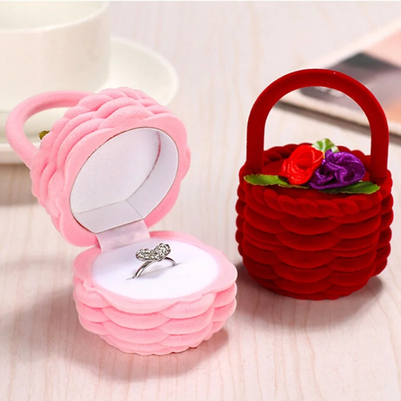 

Mini Cute Rabbit Violin Basket Baby Car Jewllery Gift Boxes For Rings And Small Earrings Pendant Necklace New